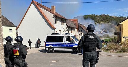 Der Reichsbürger soll mehrmals auf Polizisten geschossen haben, die zu einer Durchsuchung in Boxberg vor Ort waren.