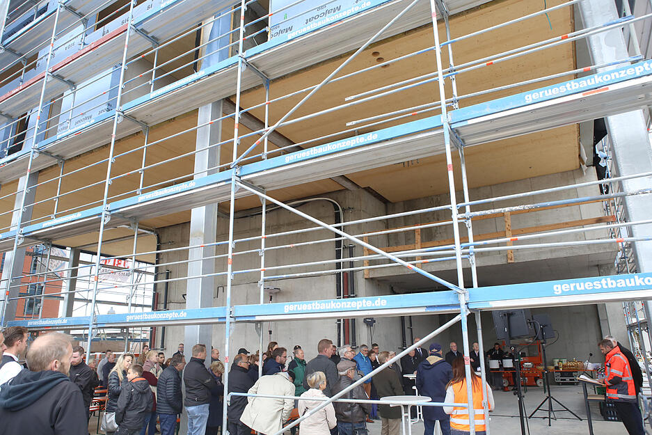 Richtfest Holzhaus Neckarbogen