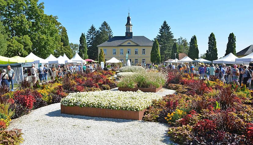 Rund um das Feuerbeet im Bad Rappenauer Salinenpark werden auch in diesem Jahr Mitte September wieder über 100 Aussteller ihre Zelte aufschlagen.