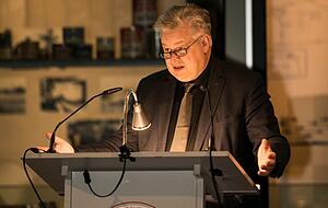 Transatlantik-Koordinator Michael Link bei seiner Rede. Transatlantik-Koordinator Michael Link bei seiner Rede.