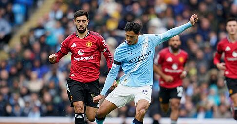 Tijjani Reijnders von Manchester City vergab eine gute Chance.