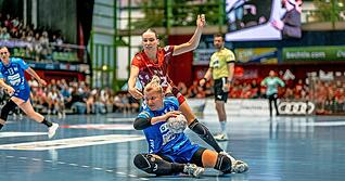Kamila Kordovská tat dem Neckarsulmer Spiel nach ihrer Hereinnahme gut, doch die Wende brachte die Tschechin in Oldenburg auch nicht.
Foto: Archiv/Lumeos Photography