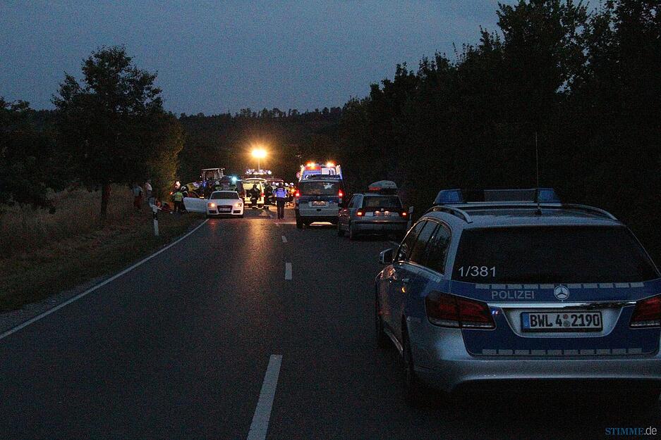 T&ouml;dlicher Verkehrsunfall bei Vellberg