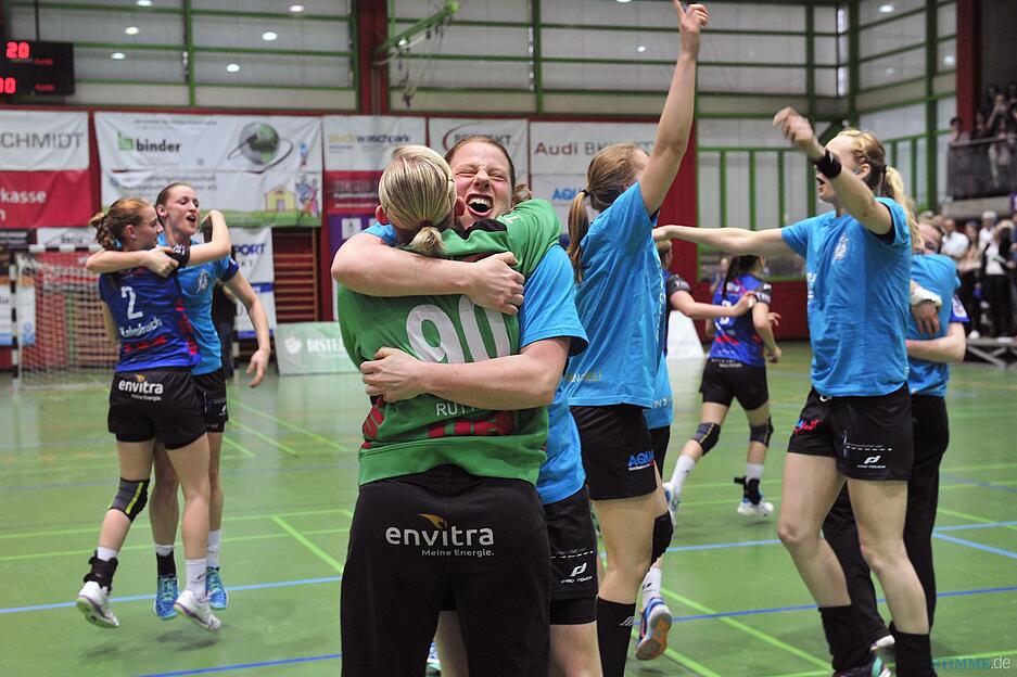 Der Aufstieg ist perfekt in Neckarsulm 09.04.