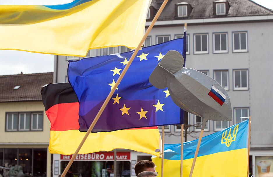 Demo auf dem Kiliansplatz