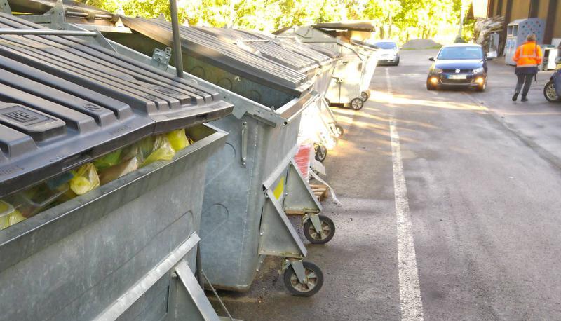 Das Recyclingsystem des Landkreises ist deutlich komplizierter als das in Heilbronn &minus;  zum Beispiel k&ouml;nnen die Gro&szlig;st&auml;dter ihre Gelben S&auml;cke entweder abholen lassen oder auf den Recyclingh&ouml;fen abgeben.
Foto: Alexander Klug