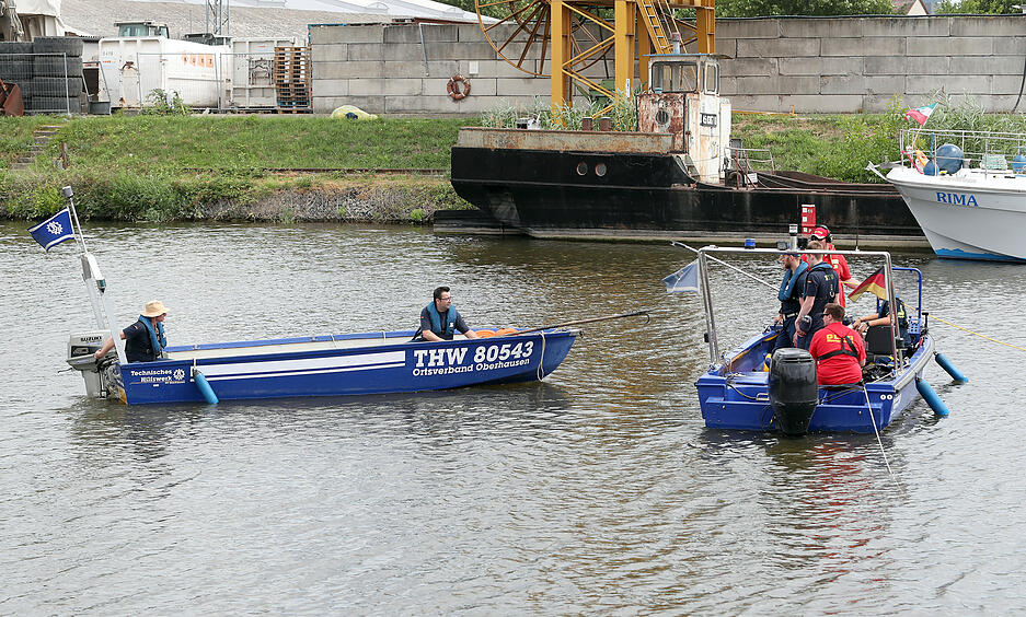 THW probt den Ernstfall in Heilbronn
