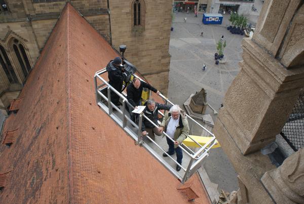 Hubsteiger am Kiliansturm | 16.05.