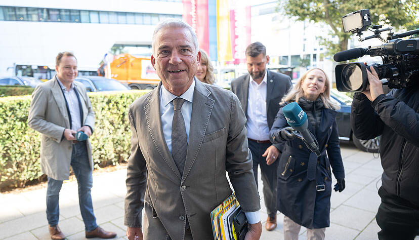 Thomas Strobl kommt zur Präsidiumssitzung der CDU Baden-Württemberg. Thomas Strobl kommt zur Präsidiumssitzung der CDU Baden-Württemberg.