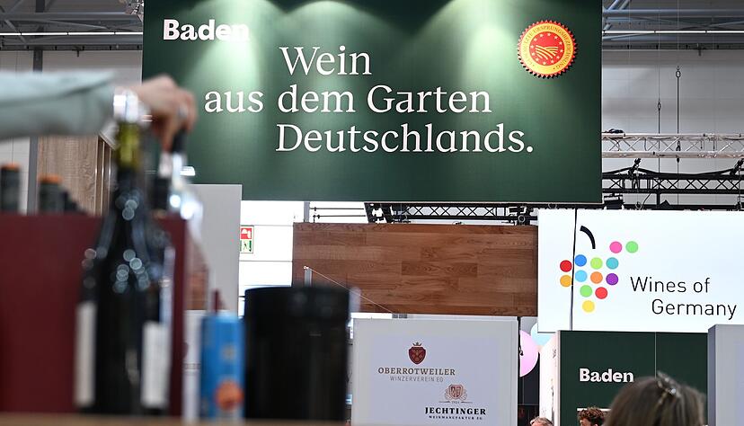 Auf der Weinmesse Prowein werden viele Weine vorgestellt.