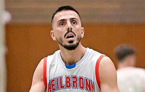 Sami Hajzeri sicherte seinen Heilbronn Reds mit zwei sp&auml;ten Dreiern im Schlussviertel den Erfolg.