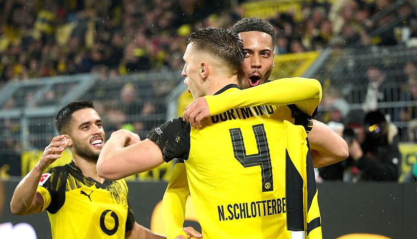 Der BVB hat nach dem Pokal-Aus wieder Grund zum Feiern. Der BVB hat nach dem Pokal-Aus wieder Grund zum Feiern.