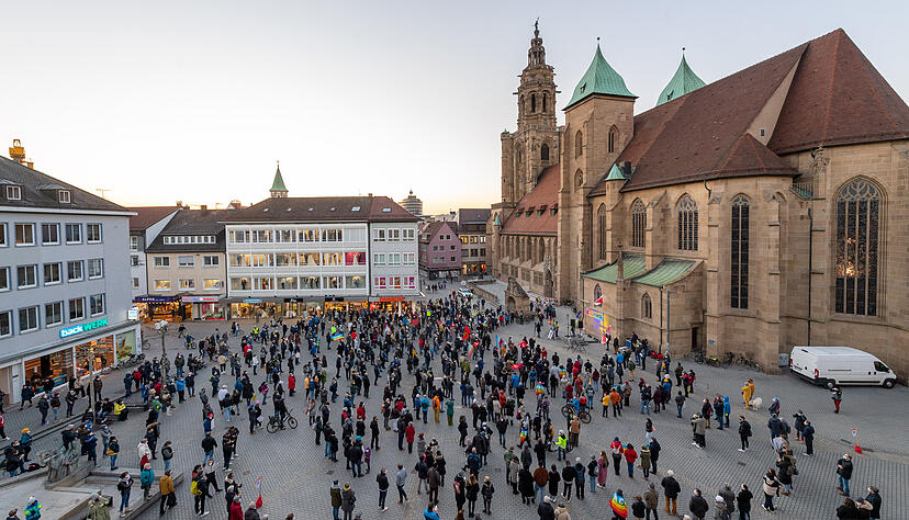 Friedensdemo Kiliansplatz