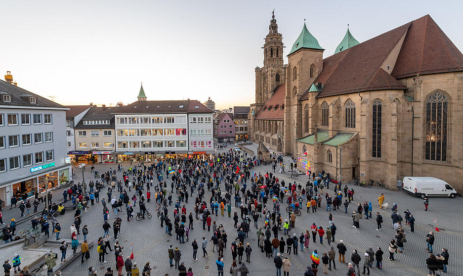 Friedensdemo Kiliansplatz