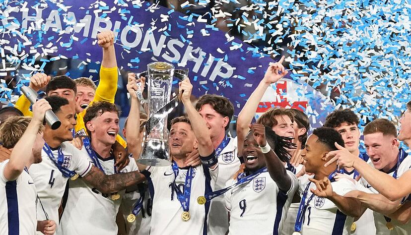 Riesenjubel bei den Engländern.