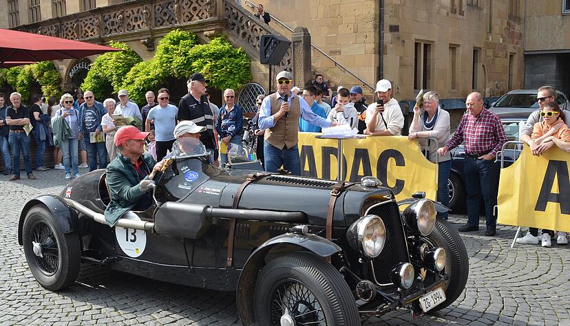 Eines der wenigen Vorkriegsmodelle, der Aston Martin Roadster 15/98, Baujahr 1937 kommt zur ADAC W&uuml;rttemberg-Historic aus der Schweiz.
Foto: Stefanie Pf&auml;ffle