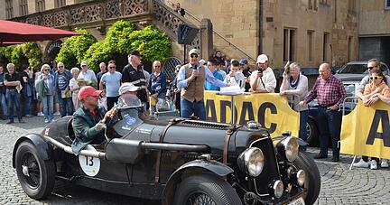 Eines der wenigen Vorkriegsmodelle, der Aston Martin Roadster 15/98, Baujahr 1937 kommt zur ADAC W&uuml;rttemberg-Historic aus der Schweiz.
Foto: Stefanie Pf&auml;ffle
