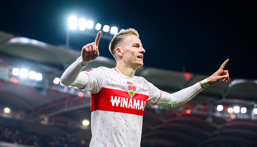 VfB-Spieler Chris Führich soll bei zwei Bundesliga-Konkurrenten Interesse geweckt haben. VfB-Spieler Chris Führich soll bei zwei Bundesliga-Konkurrenten Interesse geweckt haben.