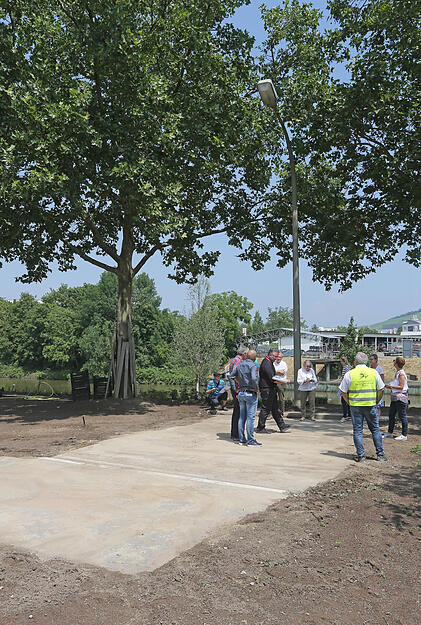 Terassengestaltung auf der Buga