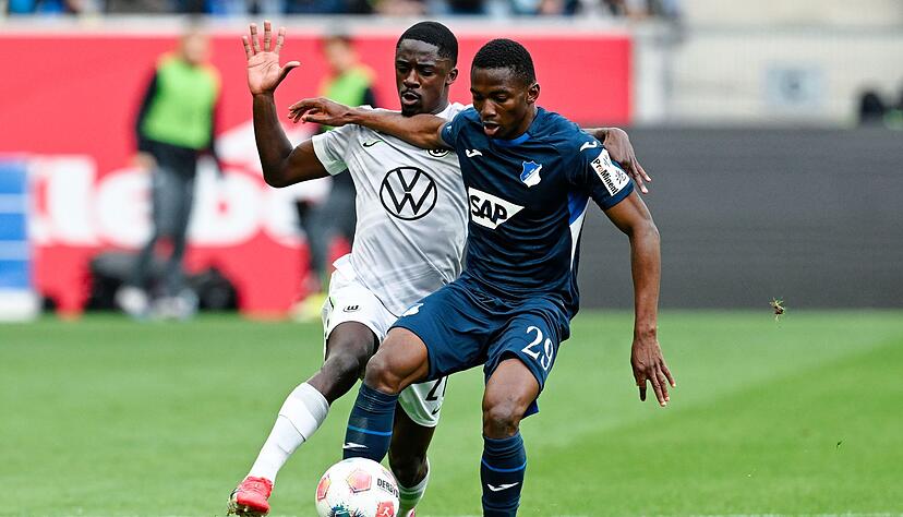 Bazoumane Tour&eacute; (r) z&auml;hlte zu den auff&auml;lligsten Hoffenheimern.