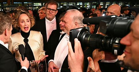Bei Sharon Stone flossen am roten Teppich ein paar Tr&auml;nen.