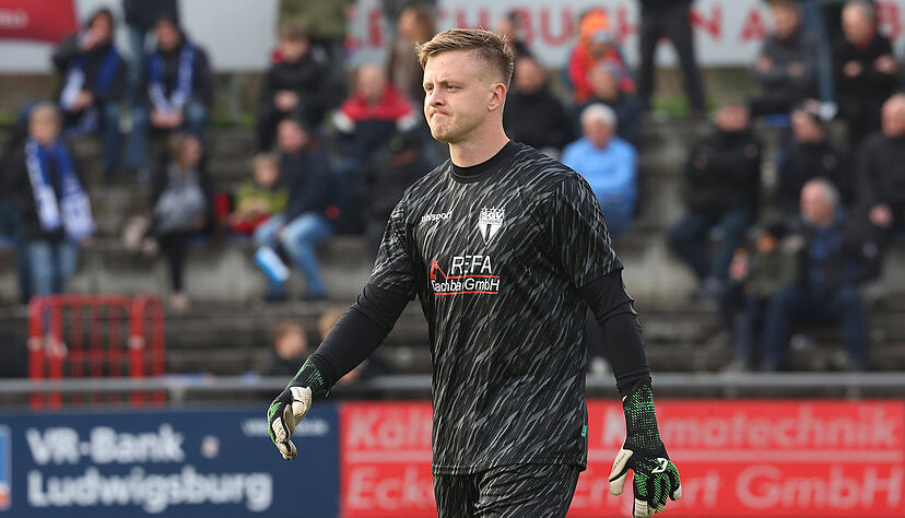 Freibergs Torwart Benedikt Grawe parierte einen Elfmeter und wurde somit zum Punktgaranten f&uuml;r den Regionalliga-Spitzenreiter