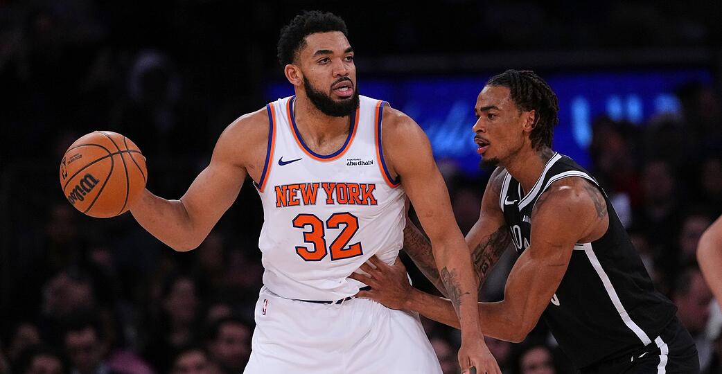 54 Punkte Vorsprung erarbeiteten sich die Knicks im Stadtduell mit den Nets.