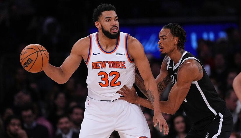 54 Punkte Vorsprung erarbeiteten sich die Knicks im Stadtduell mit den Nets. 54 Punkte Vorsprung erarbeiteten sich die Knicks im Stadtduell mit den Nets.
