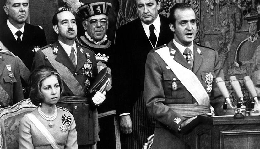 Juan Carlos bestieg den Thron nur zwei Tage nach dem Tod seines Ziehvaters, Diktator Francisco Franco. (Archivfoto)