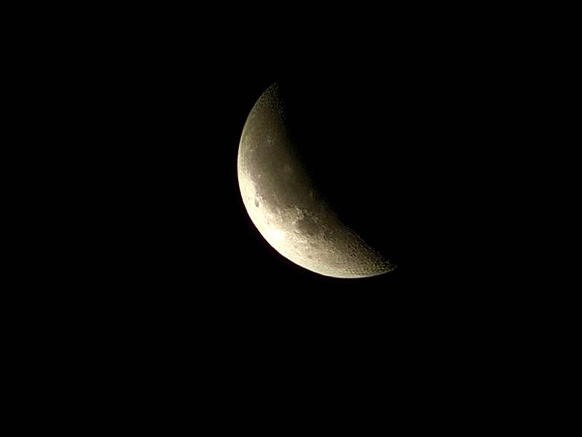 Die totale Mondfinsternis war am Sonntagabend deutlich in Heilbronn deutlich zu sehen.