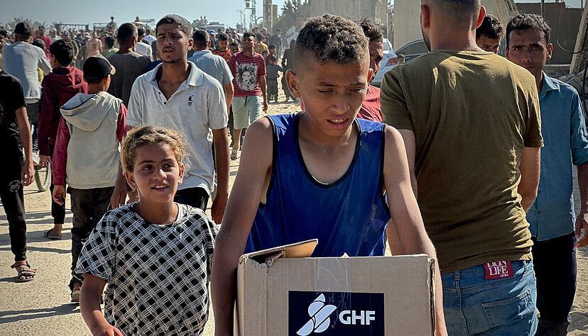 Erst vor rund zwei Wochen hatte Israel die Blockade der Hilfslieferungen in den Gazastreifen gelockert - die Verteilung &uuml;bernahm die Stiftung GHF. (Archivbild)