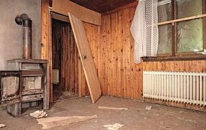 Nichts erinnert mehr an die einstige urige Gemütlichkeit in der Waldschänke. Der Zerfall schreitet voran. Nichts erinnert mehr an die einstige urige Gemütlichkeit in der Waldschänke. Der Zerfall schreitet voran.