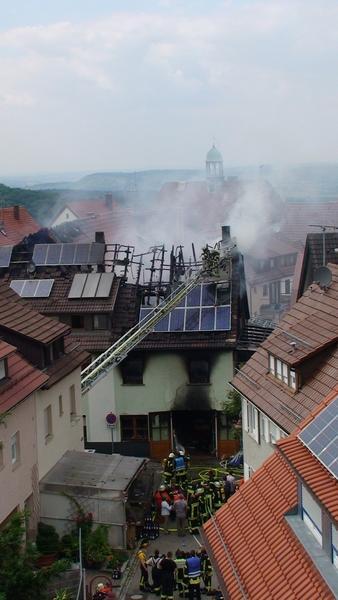 Blick von der Kirche aus