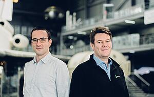 Christian Schmierer (links) und Mario Kobald, die Gründer des Raketenstartups HyImpulse. Foto: privat Christian Schmierer (links) und Mario Kobald, die Gründer des Raketenstartups HyImpulse. Foto: privat