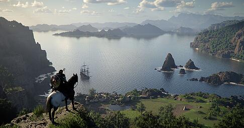 Pywel ist so weitl&auml;ufig, dass die Reise von einer Ecke des Kontinents in die andere fast zwei Stunden dauert - zu Pferde wohlgemerkt.