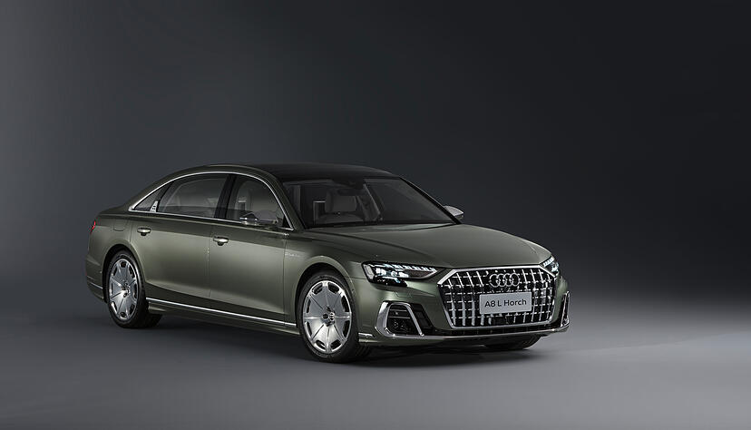 Die besonders lange Horch-Version rollt zun&auml;chst ausschlie&szlig;lich nach China. Foto: Audi