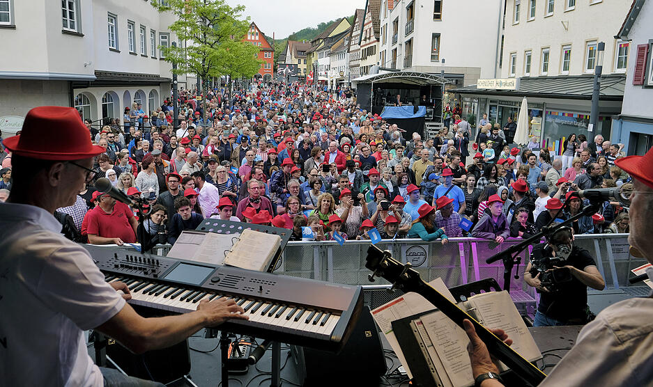 Mai 2019: Große Welcome-Party für Astronaut Alexander Gerst in Künzelsau Mai 2019: Große Welcome-Party für Astronaut Alexander Gerst in Künzelsau