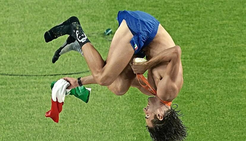 Gianmarco Tamberi, der Weltmeister von Budapest, hat den Organisatoren von Hochsprung Heilbronn mitgeteilt, dass er wieder kommen möchte.
Foto: dpa