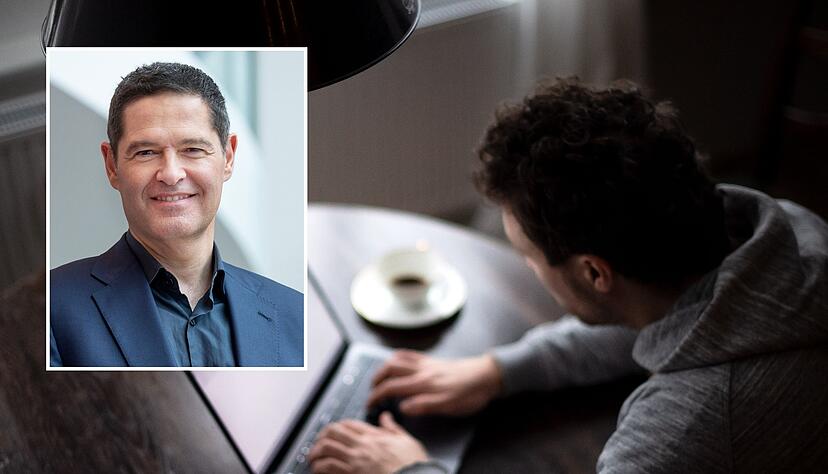 In einem firmeninternen Interview appelliert Personalvorstand Ros (kleines Foto) zwischen den Zeilen, dass die Mitarbeiterinnen und Mitarbeiter wieder mehr Präsenz im Unternehmen zeigen sollten. In einem firmeninternen Interview appelliert Personalvorstand Ros (kleines Foto) zwischen den Zeilen, dass die Mitarbeiterinnen und Mitarbeiter wieder mehr Präsenz im Unternehmen zeigen sollten.