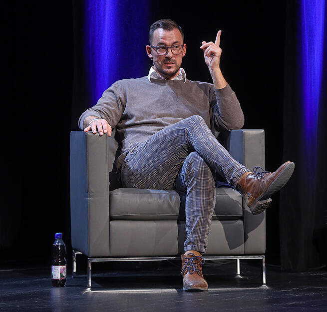 Podiumsdiskussion mit Andreas Buck im Bildungscampus Podiumsdiskussion mit Andreas Buck im Bildungscampus