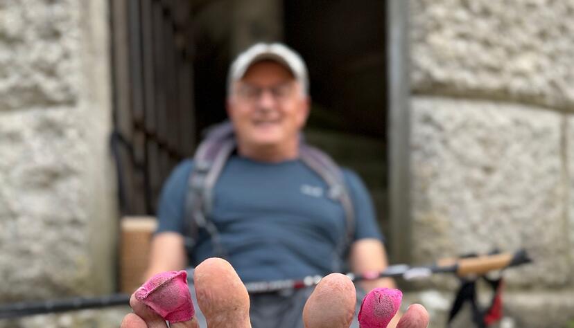 Die Füße waren am Ende nicht so rot wie das Parteibuch.