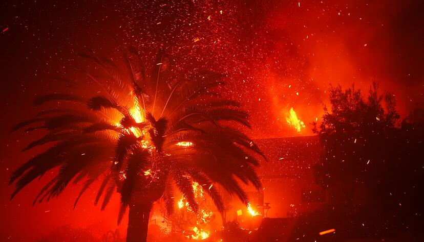 Die US-Westküstenmetropole ist für viele deutsche Touristen ein Traumziel – nun wüten dort die Flammen. (Foto aktuell)