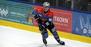 Nolan Ritchie hat nach seinem Comeback auch gegen H&ouml;chstadt getroffen.