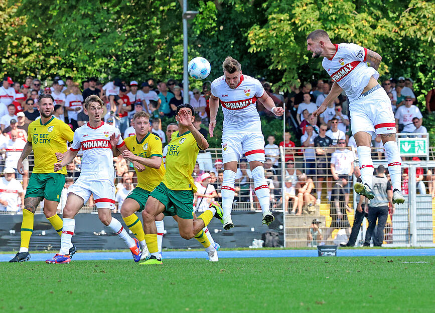 VfB Stuttgart vs. Fortuna Sittard. Frankenstadion Heilbronn.