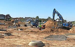 Die Gemeinde legt Wert darauf, nicht nur Neubaugebiete zu erschlie&szlig;en, wie aktuell "Schafbuckel 2" - auch der Ortskern soll belebt werden.