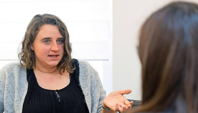 Laura Rumig ist die neue Abteilungsleiterin der Schwangerenberatung der Diakonie Heilbronn. Die Angebote rund um Themen vor, w&auml;hrend und nach der Schwangerschaft sind vielf&auml;ltig.
Foto: Mario Berger