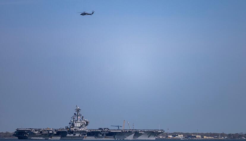 Der Flugzeugtr&auml;ger &laquo;USS George H.W. Bush&raquo; ist bereits der dritte der US-Marine in der Krisenregion im Mittleren Osten.