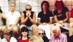 Schlechte Mine zu nicht immer gutem Spiel: Timo Nieminen traf im Doppel mit seinem Landsmann Lauri Kiiski nicht so viel wie von den vielen Zuschauern erhofft.