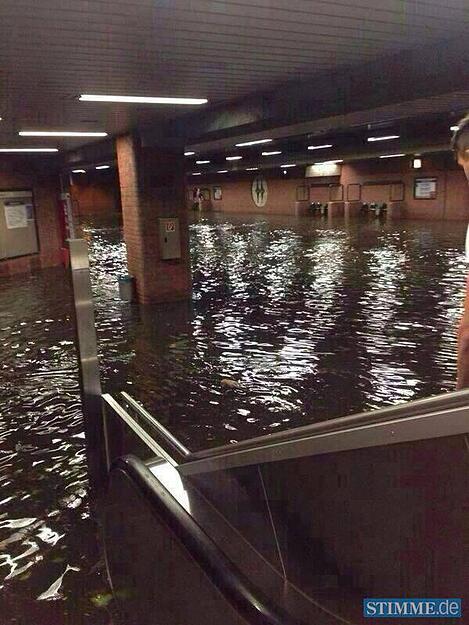 In einer U-Bahn-Station in M&uuml;hlheim.