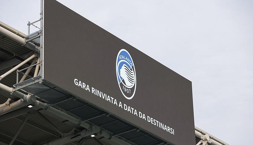 Die Serie-A-Partie zwischen Atalanta Bergamo und der AC Florenz war kurzfristig abgesagt worden.